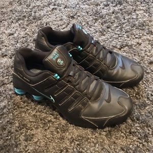 Nike Shox - Black and Electric Blue